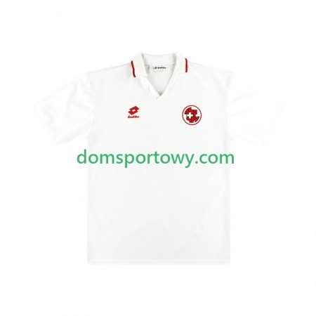 Koszulka Szwajcaria Retro Wyjazdowe Koszulki Piłkarskie 1994 Krótki Rękaw